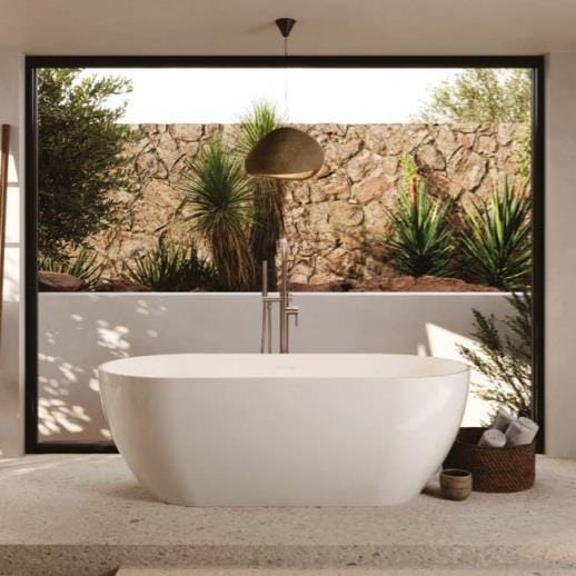 4cd74c27-8fa3-4a99-895d-11bf46ce0f5a_949eb1cc-89ac-4ccd-908f-24649daf15ac.jpg Saneux Lola Freestanding Double Ended Bath - 1700mm X 800mm - White - Image 1