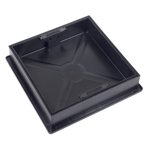 Clark-Drain Recessed Square To Round Pavior Manhole Cover and Frame 300mm Dia...