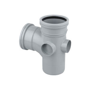 Wavin OsmaSoil S/S branch 90ï¿½ 110mm grey