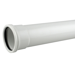 Wavin OsmaSoil S/S pipe 110mm white 3m