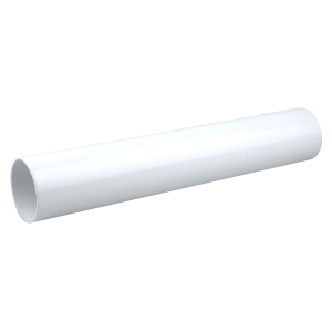 Wavin OsmaSoil plain ended pipe 110mm white 0.6m